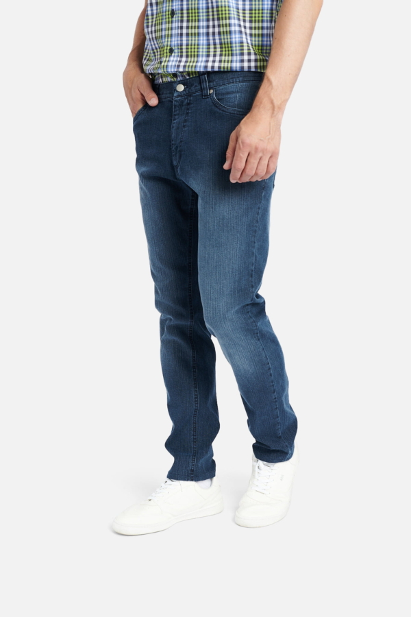 Pantalon casual S-R-01, bleumarin