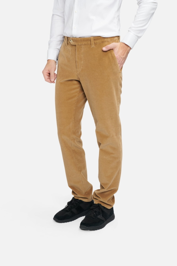 Pantaloni casual Giulio-MF, bej închis