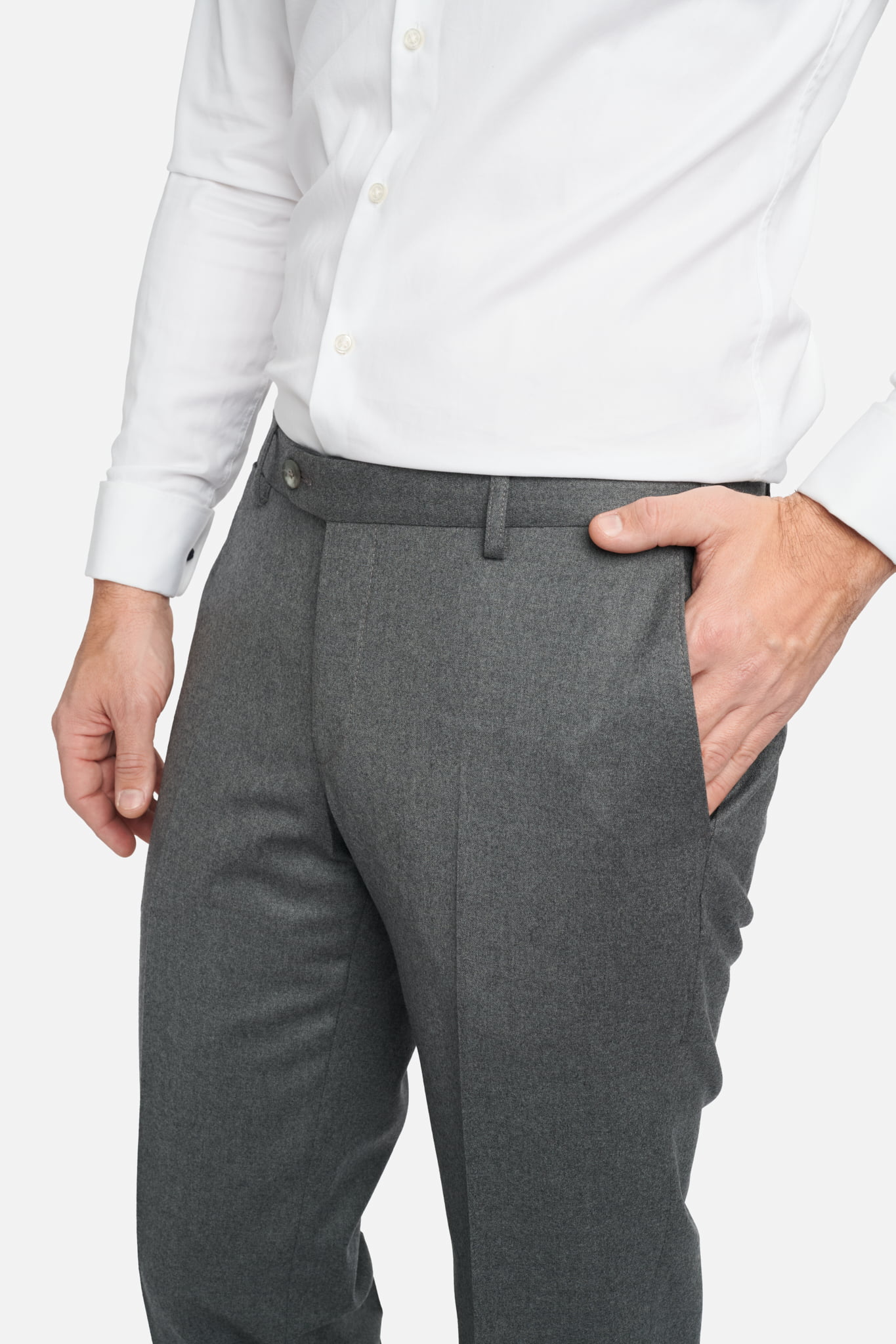 Pantaloni clasici Flavio, gri